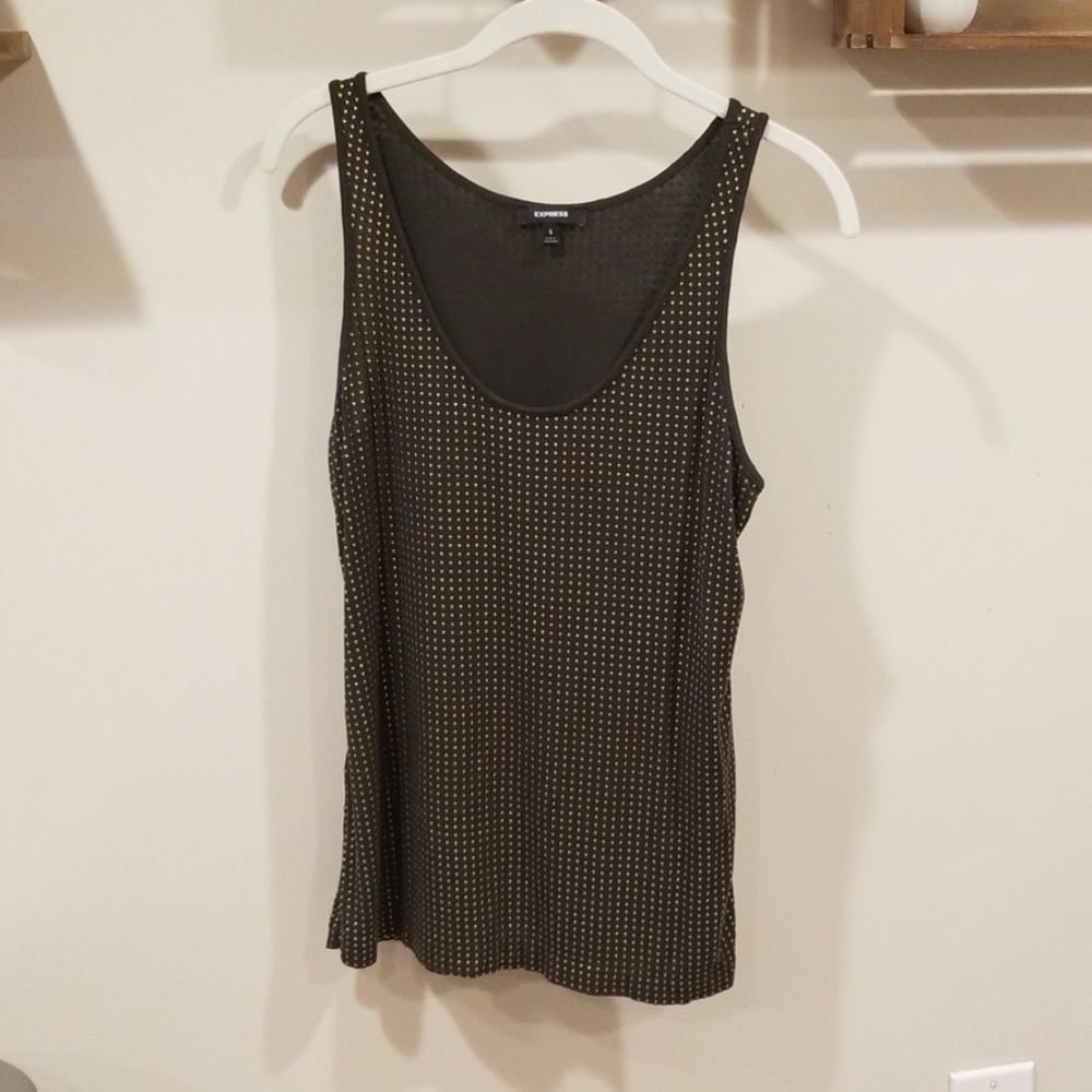 Dark green and gold tank